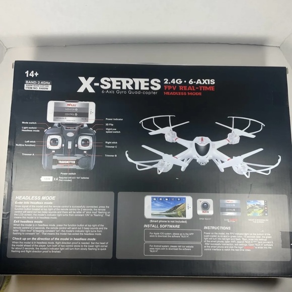 MJX R/C TECHNIC X400W X-SERIES 6-AXIS GYRO REMOTE CONTROL QUAD-COPTER - Picture 2 of 5